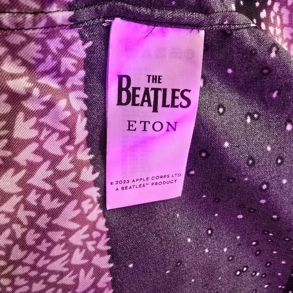 Eton X The Beatles Paul McCartney Get Back Silk Shirt - Picture 9 of 15